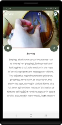 Scrying Techniques android App screenshot 1
